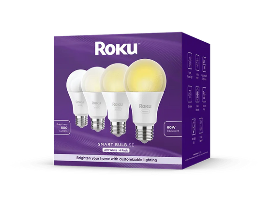 Roku Smart Bulb SE White 4 Pack